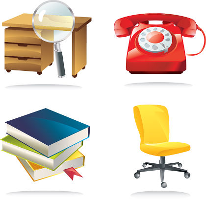 free vector 4 Office Related Vector Icons